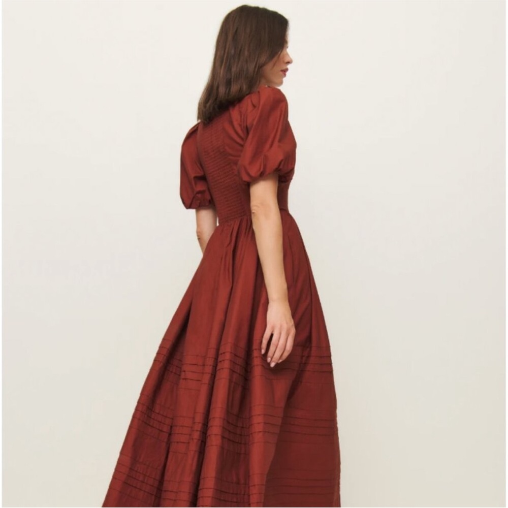 Reformation Everlyn Dress Fig Jam - Size 4 - Picture 2 of 6
